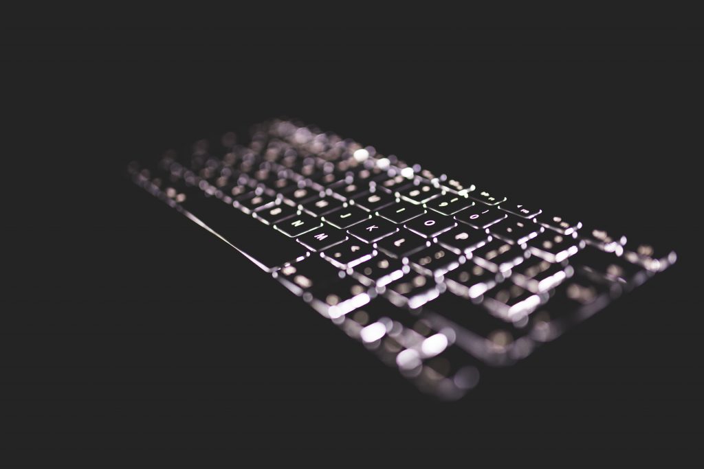teclado luminoso - blog